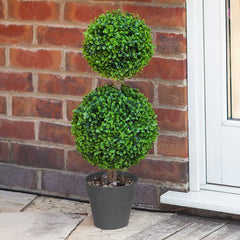 Smart Garden 60cm Duo Artificial Topiary Tree image 0