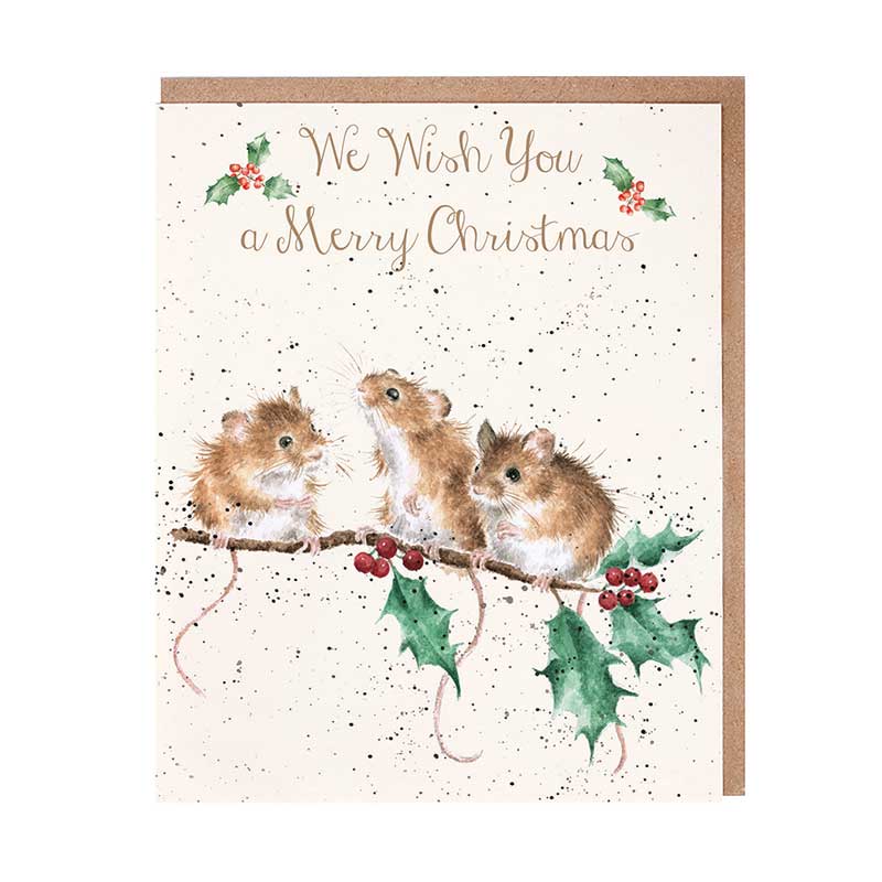 Wrendale Designs Notecard Pack - Christmas Mice (Pack of 8) image 0
