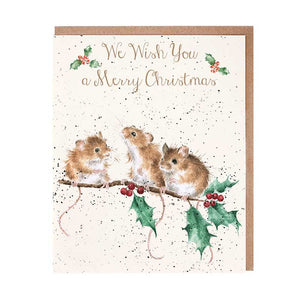 Wrendale Designs Notecard Pack - Christmas Mice (Pack of 8) image 1