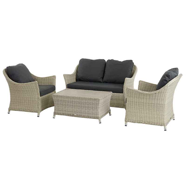 Bramblecrest Monterey Woven Garden Lounge Set in Dove Grey image 5