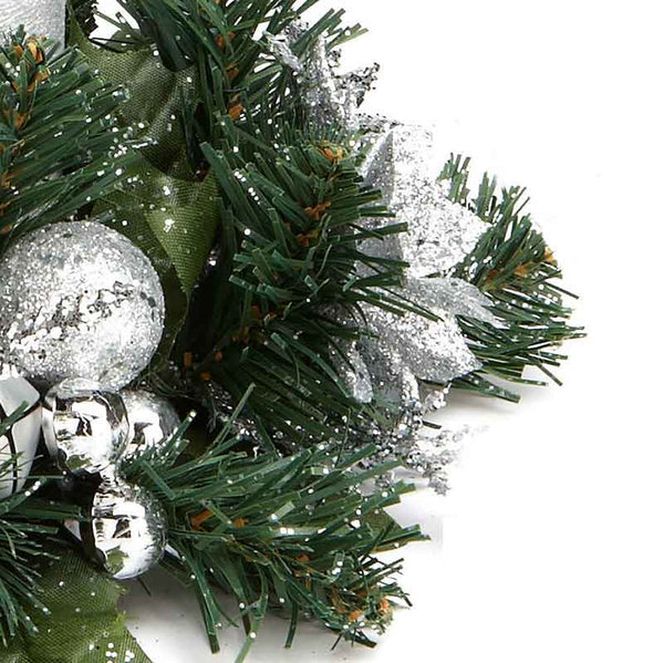Premier Glitter Poinsettia Candle Ring (Assorted Designs) image 6