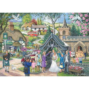 House of Puzzles No.4 Wedding Day 1000 Piece Jigsaw Puzzle - Find The Differences image 0