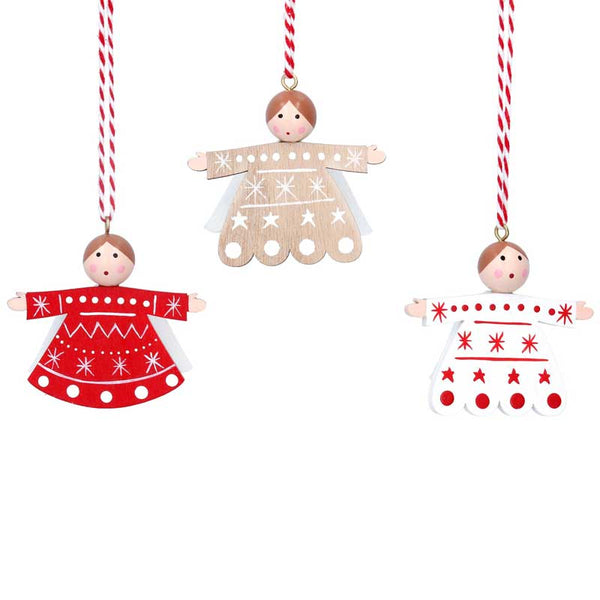 Gisela Graham Wood Angel (Assorted Designs) image 0