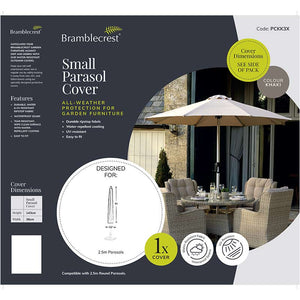 Bramblecrest Cover for Small Round Centre-Post Parasol, 2.1m or 2.5m image 1