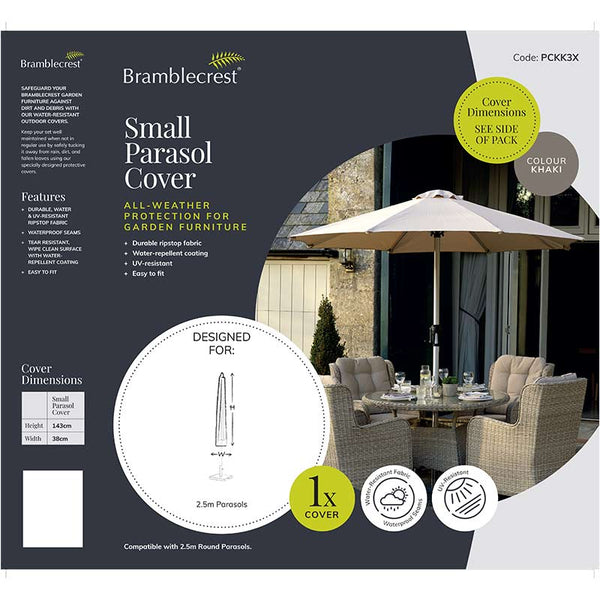 Bramblecrest Cover for Small Round Centre-Post Parasol, 2.1m or 2.5m image 1