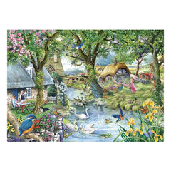 House of Puzzles Kingfisher Cottage 1000 Piece Puzzle image 0
