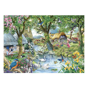 House of Puzzles Kingfisher Cottage 1000 Piece Puzzle image 0
