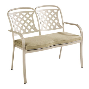 Hartman Berkeley High Back Bench in Maize with Wheatgrass Cushion image 4