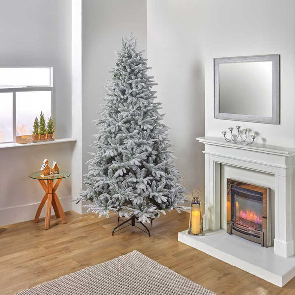 National Tree Snowy Harmony Spruce Artificial Christmas Tree - 6.5ft image 0