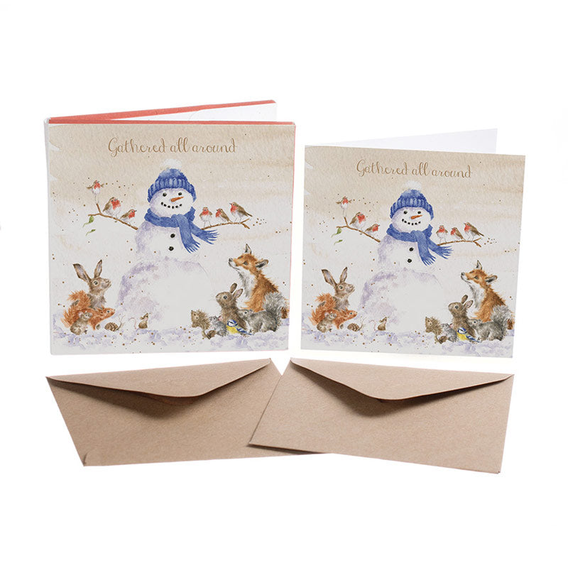 Wrendale Designs Boxed Cards - Gathered All Around (Pack of 8) image 0
