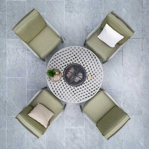 Hartman Buxton 4 Seat Cosy Fire Pit Lounge Set image 8