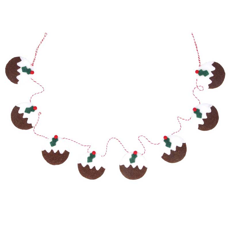 Gisela Graham Christmas Pudding Garland image 0