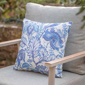 Bramblecrest Square Scatter Cushion, 45 x 45cm - Indigo Foliage image 1