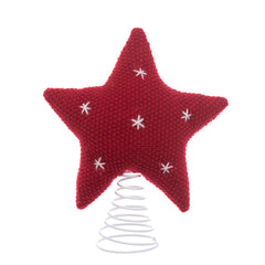 Floralsilk Knitted Star Tree Topper image 0