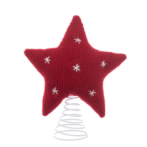 Floralsilk Knitted Star Tree Topper image 0