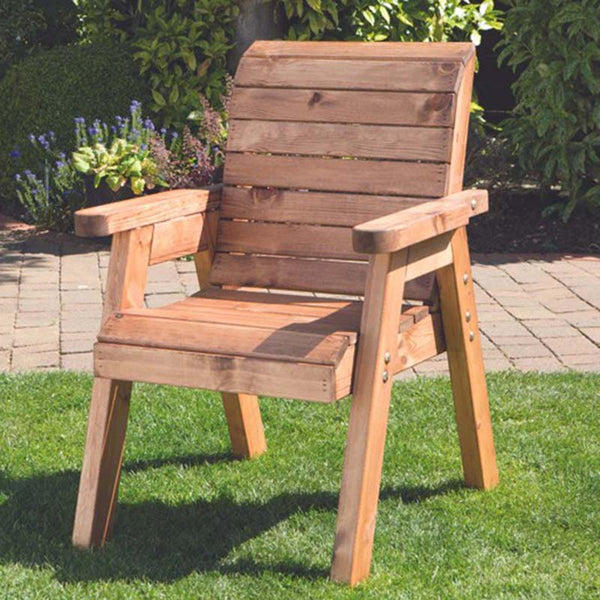 Charles Taylor 3-Seater Wooden Angled Companion Set (Assembled) image 2