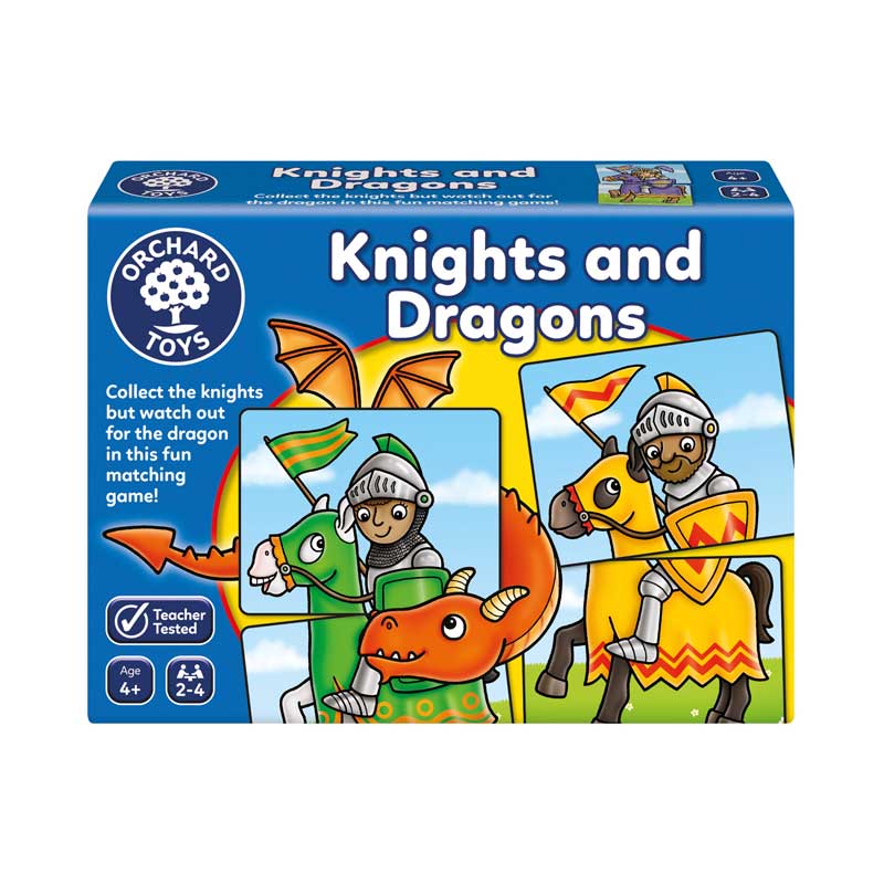 Orchard Toys Knights & Dragons Matching Game image 0