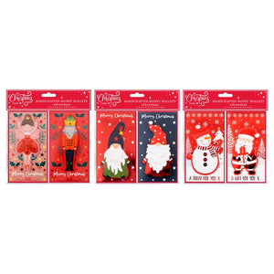 Christmas Time Handcrafted Money Wallets - Pack of 4 (Assorted Designs) image 0