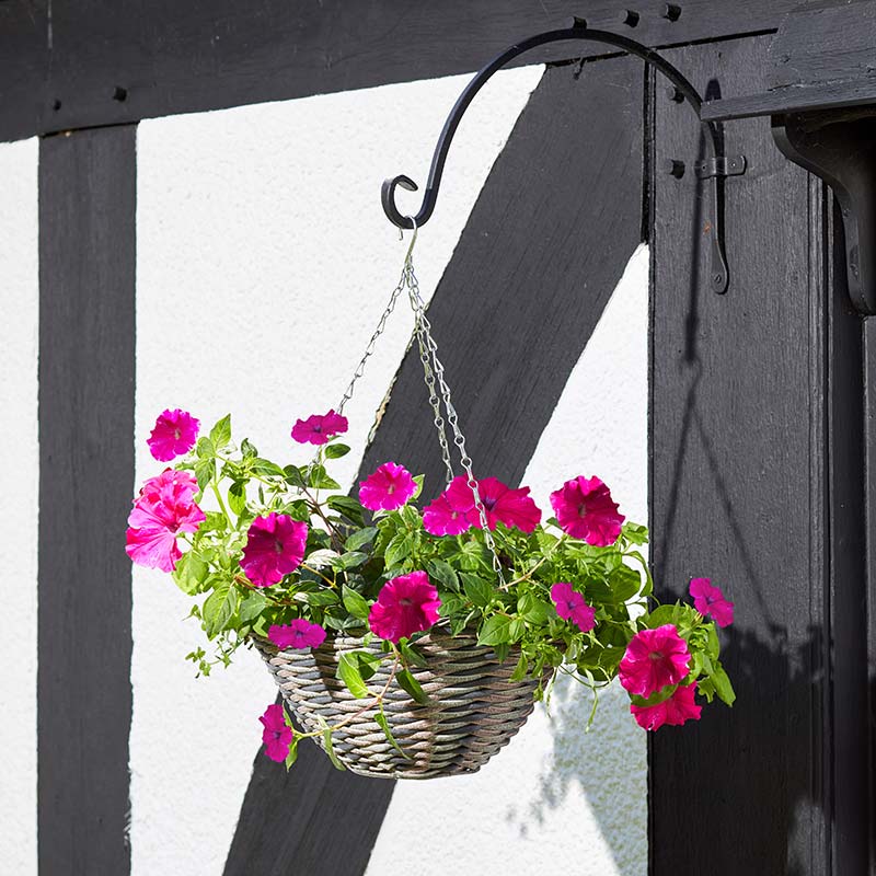 Smart Garden Oceana Faux Rattan Hanging Basket (35cm) image 0