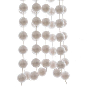 Decoris XXL Christmas Bead Garland - Winter White image