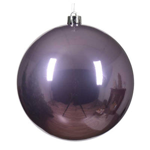 Decoris Large Shatterproof Bauble in Crystal Lilac image 0