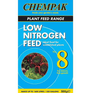 Chempak Low Nitrogen Mature Plant Feed Formula No.8 (800g) image 0
