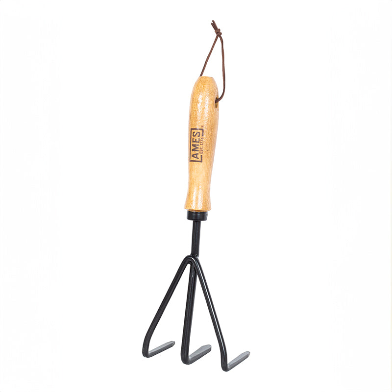 AMES 3 Prong Hand Cultivator Carbon Steel image 0