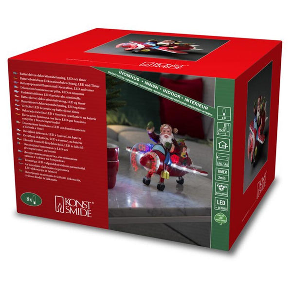 Konstsmide Fibre Optic Plane - Santa image 3