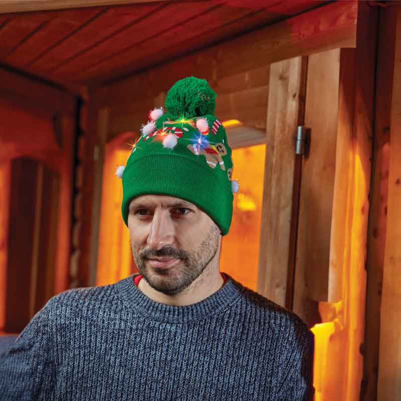 Three Kings Gingerbread Flash Luxury Beanie image 0