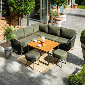 Hartman Eden Mini Corner Sofa Patio Set with Square Table image 5