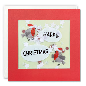 James Ellis Two Robins Christmas Card image 0