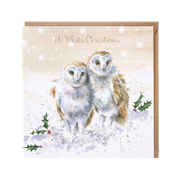 Wrendale Designs White Christmas Card image 0