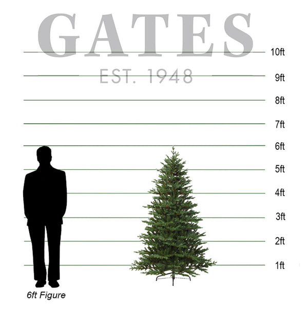 Everlands Queensland Fir Artificial Christmas Tree - 6ft / 1.8m image 1