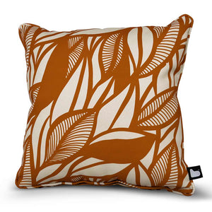 Extreme Lounging B-Cushion Poplar Leaf Art Collection, 43 x 43cm – Rustic Orange image 0