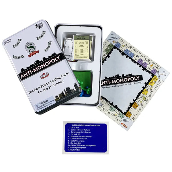 Anti-Monopoly Mini Tin Trading Game image 3