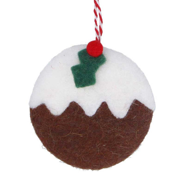 Gisela Graham Felt Christmas Pudding image 0