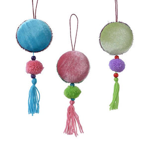 Decoris Pompom &amp; Tassel Hanging Decoration (Assorted Designs) image 0