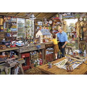 Gibsons Grandad's Workshop 1000 Piece Jigsaw Puzzle image 0