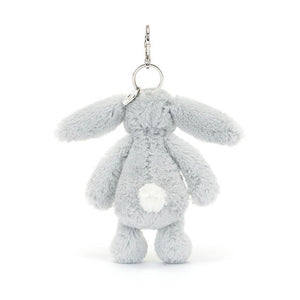 Jellycat Bashful Silver Bunny Bag Charm image 2