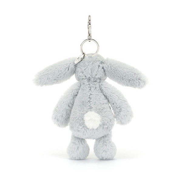 Jellycat Bashful Silver Bunny Bag Charm image 2