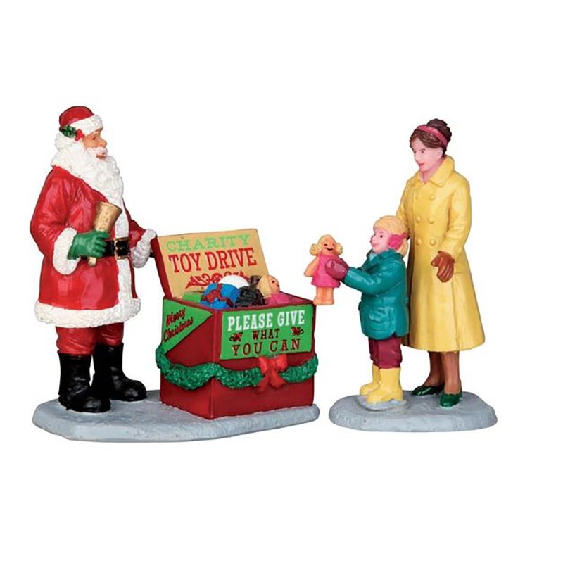 Lemax A Season of Giving (Set of 2) image 0