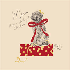 Woodmansterne Rabbit Mum Christmas Card image 0