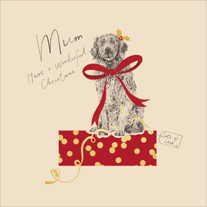 Woodmansterne Rabbit Mum Christmas Card image 0