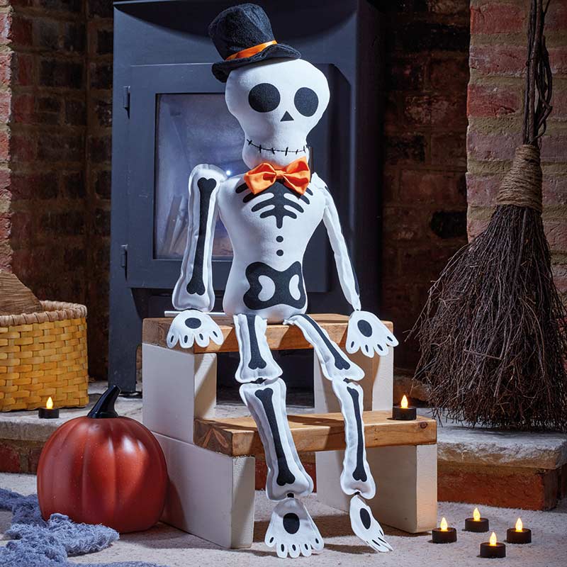 Skelly Halloween Plush Skeleton image 0
