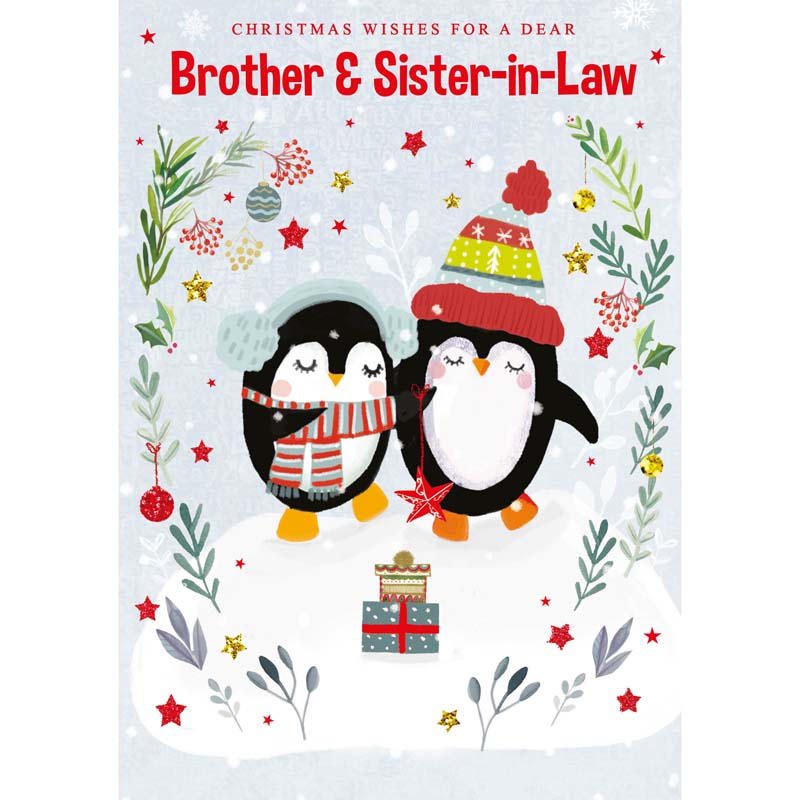 Nigel Quiney Penguin Stars Christmas Card image 0