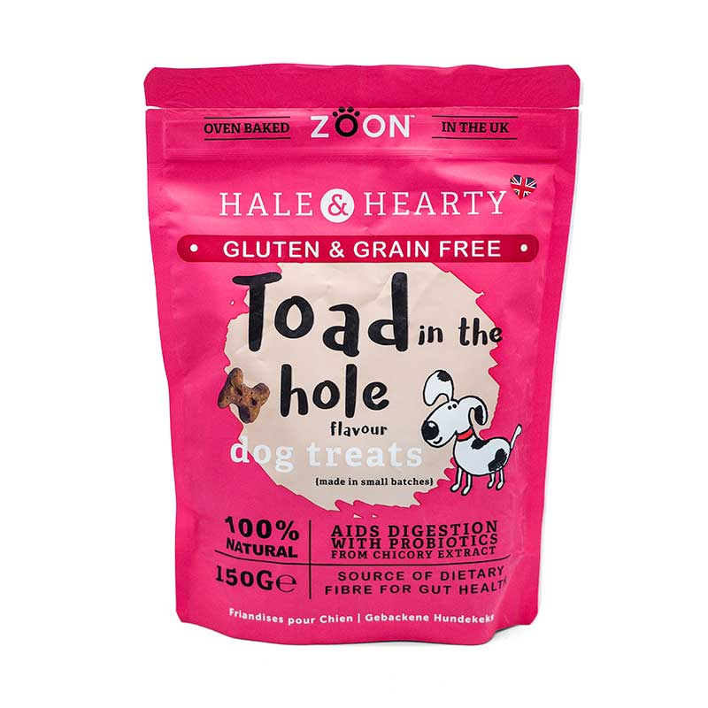 Zoon Hale & Hearty Toad in the Hole flavour dog treats image 0