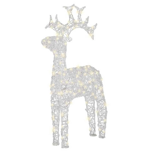 Lumineo LED Flashing Acrylic Deer - Warm White - Large image