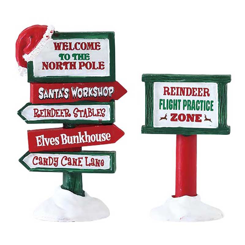 Lemax North Pole Signs image 0