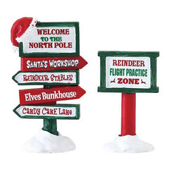 Lemax North Pole Signs image 0