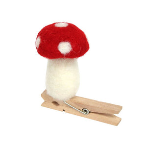 Gisela Graham Mushroom on Peg image 0